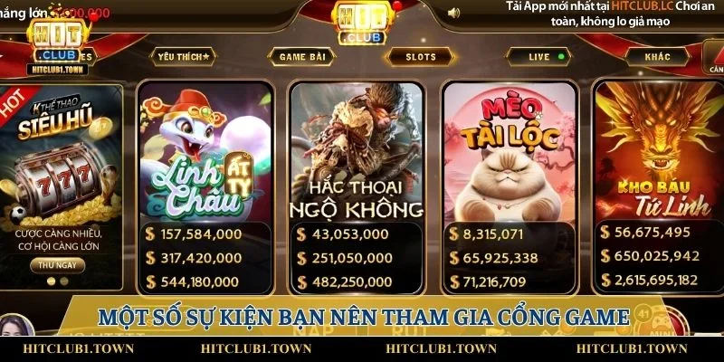 Một số sự kiện quà tặng bạn nên tham gia cổng game